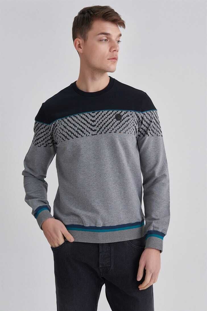 Trussardi Erkek Bisiklet Yaka Sweatshirt - 1