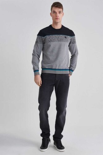 Trussardi Erkek Bisiklet Yaka Sweatshirt - 2