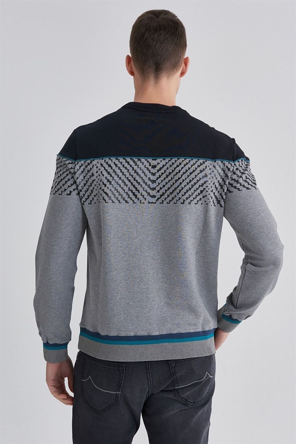 Trussardi Erkek Bisiklet Yaka Sweatshirt - 8