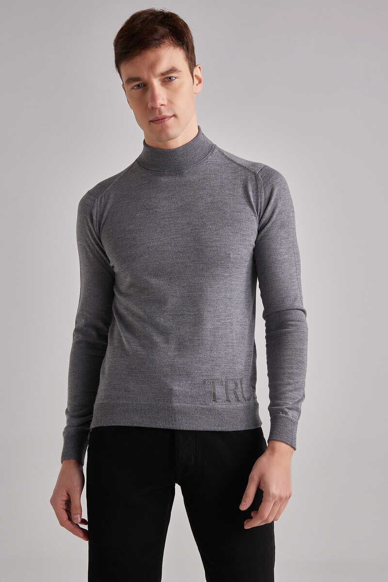 Trussardi Erkek Boğazlı Kazak - 1