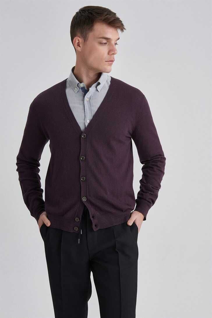 Trussardi Erkek Kaşmir Hırka - 3