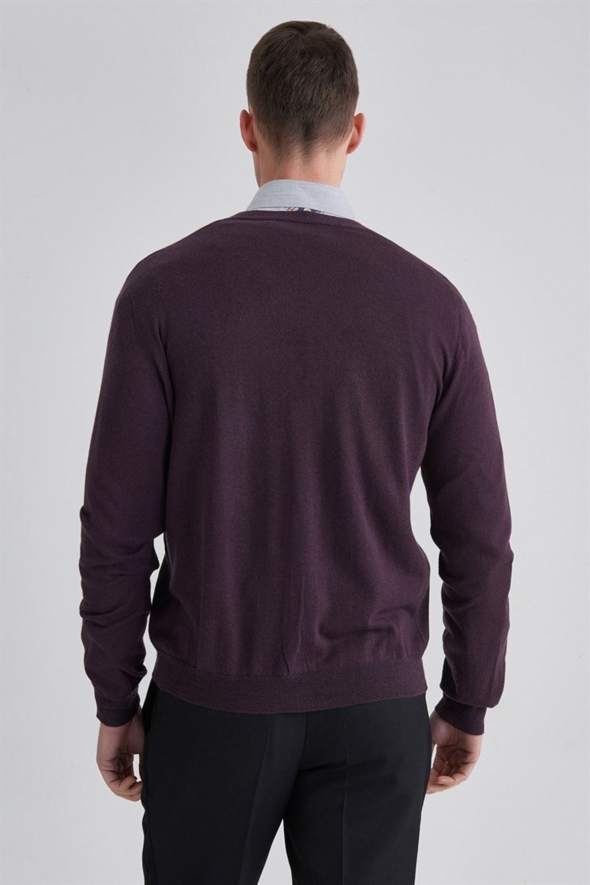 Trussardi Erkek Kaşmir Hırka - 8