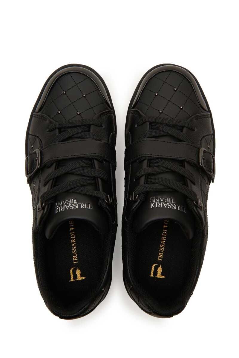 Trussardi Jeans Deri Kadın Sneaker - 4