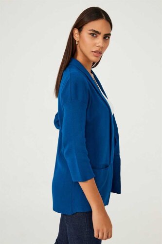 Trussardi Jeans Kadın Cepli Uzun Kollu Ceket - 3
