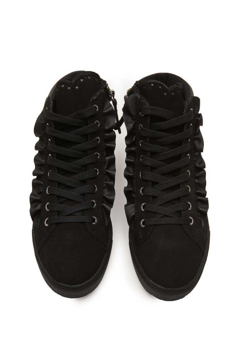 Trussardi Jeans Kadın Yarım Bot Sneaker - 4