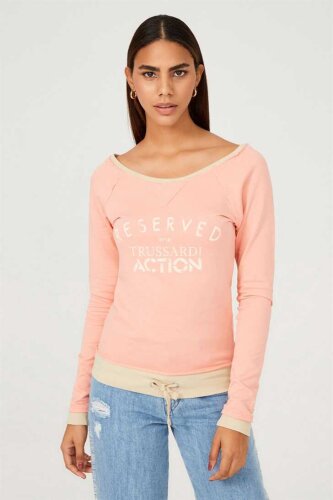 Trussardi Kadın Bağcıklı Sweatshirt - Trussardi