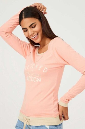 Trussardi Kadın Bağcıklı Sweatshirt - 3