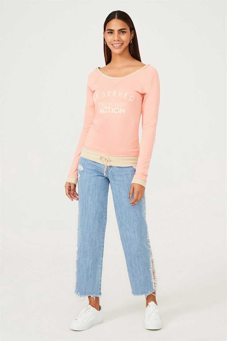 Trussardi Kadın Bağcıklı Sweatshirt - 5