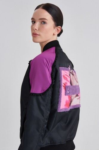Trussardi Kadın Bomber Ceket - 6
