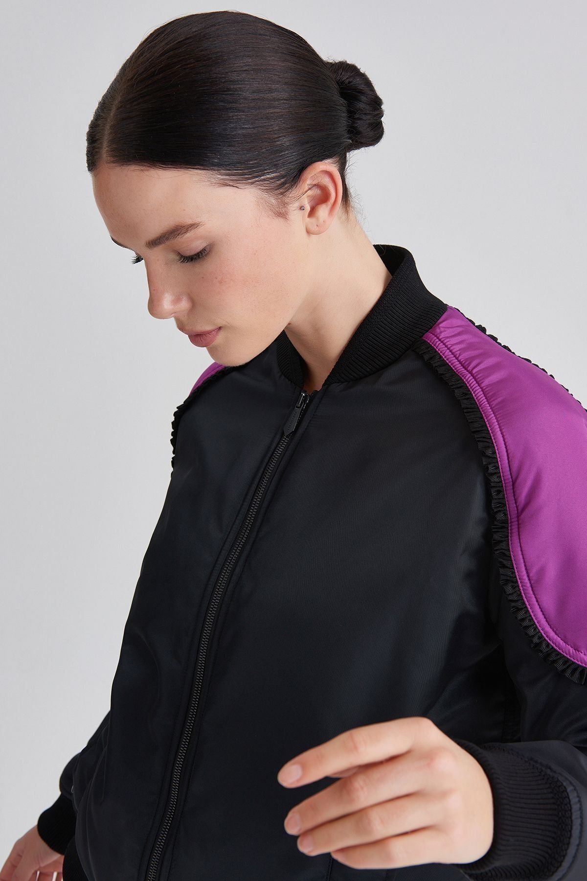 Trussardi Kadın Bomber Ceket - 8