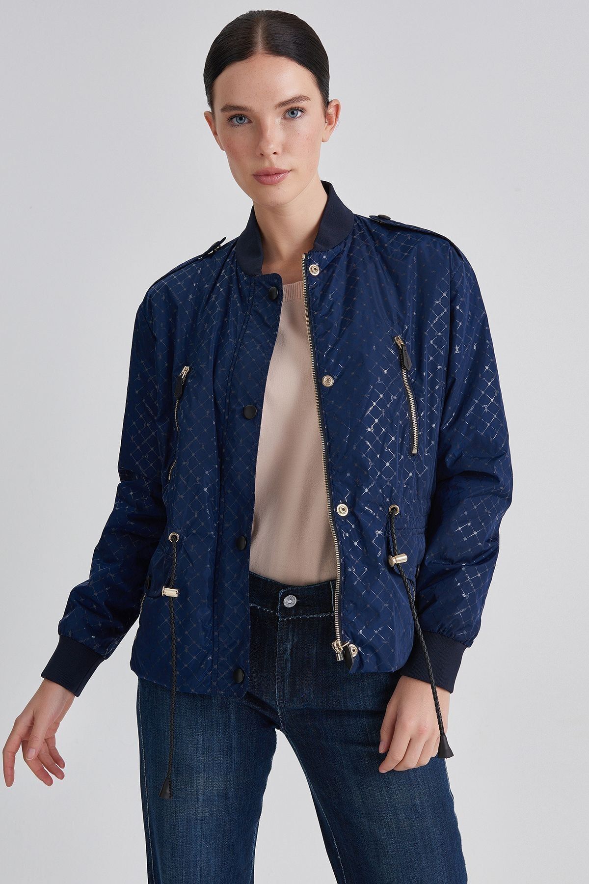 Trussardi Kadın Bomber Ceket - 5