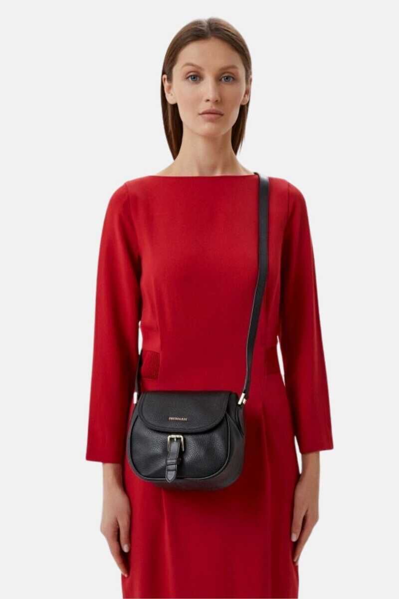 Trussardi Kadın Deri Omuz Çantası - 5