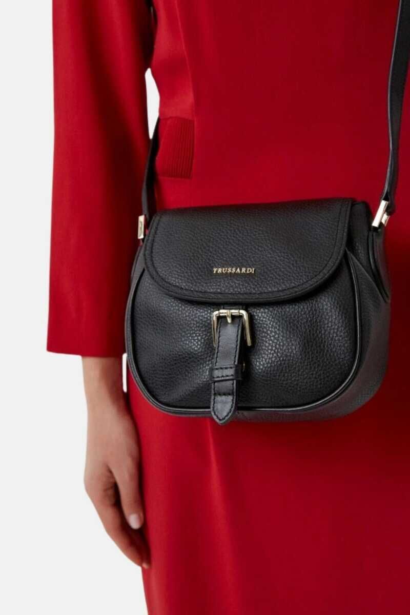 Trussardi Kadın Deri Omuz Çantası - 6