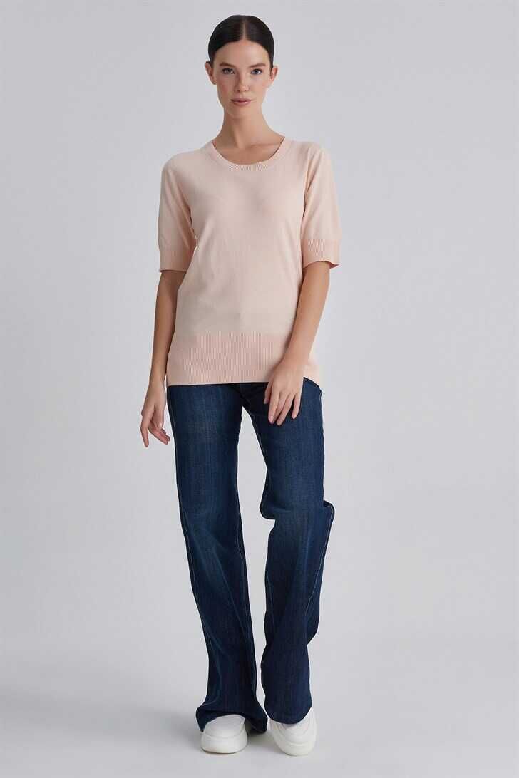 Trussardi Kadın Kısa Kollu Kazak - 3