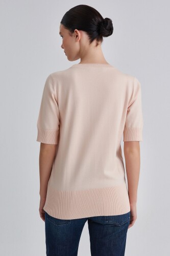 Trussardi Kadın Kısa Kollu Kazak - 8