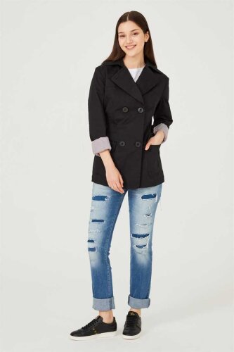 Trussardi Kadın Kısa Trençkot - 2