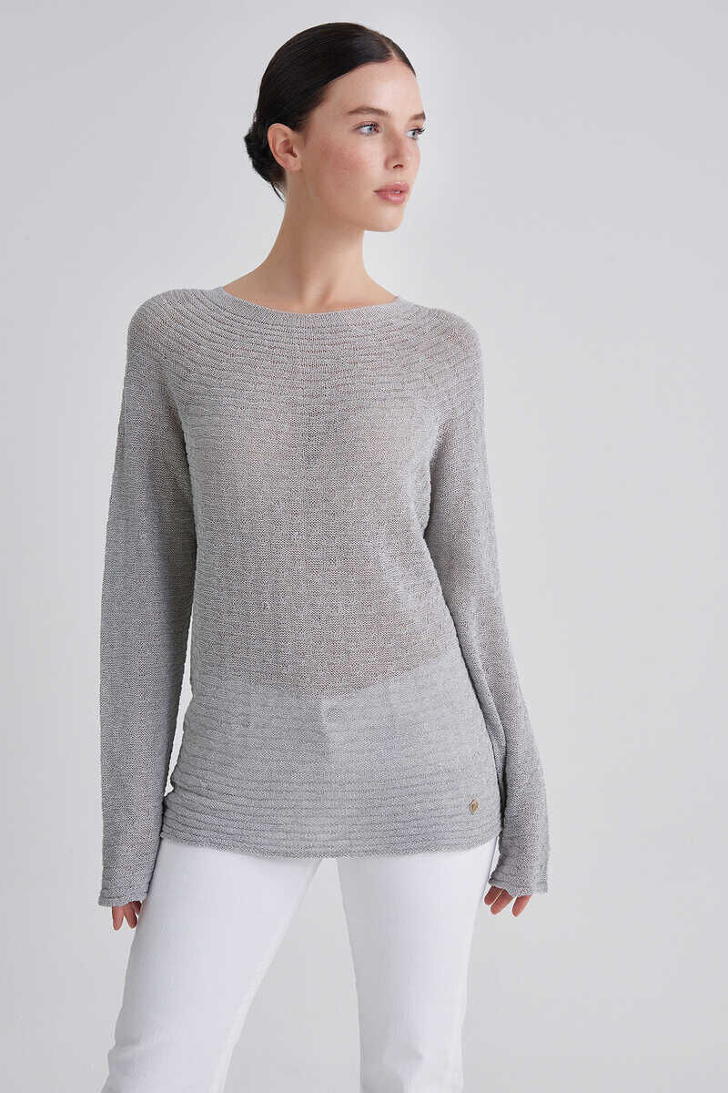 Trussardi Kadın Uzun Kollu Triko Kazak - 1