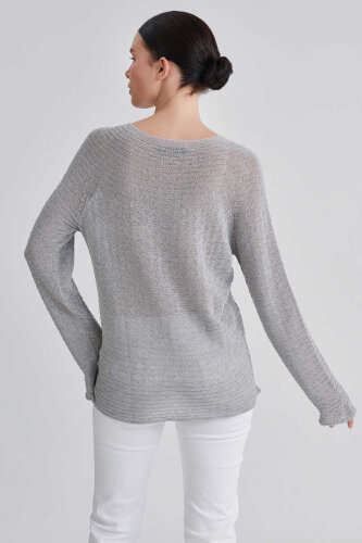 Trussardi Kadın Uzun Kollu Triko Kazak - 3