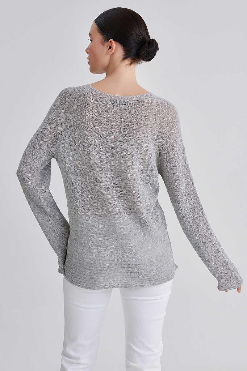 Trussardi Kadın Uzun Kollu Triko Kazak - 3