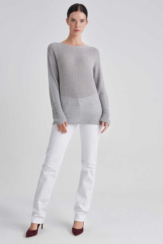 Trussardi Kadın Uzun Kollu Triko Kazak - 4