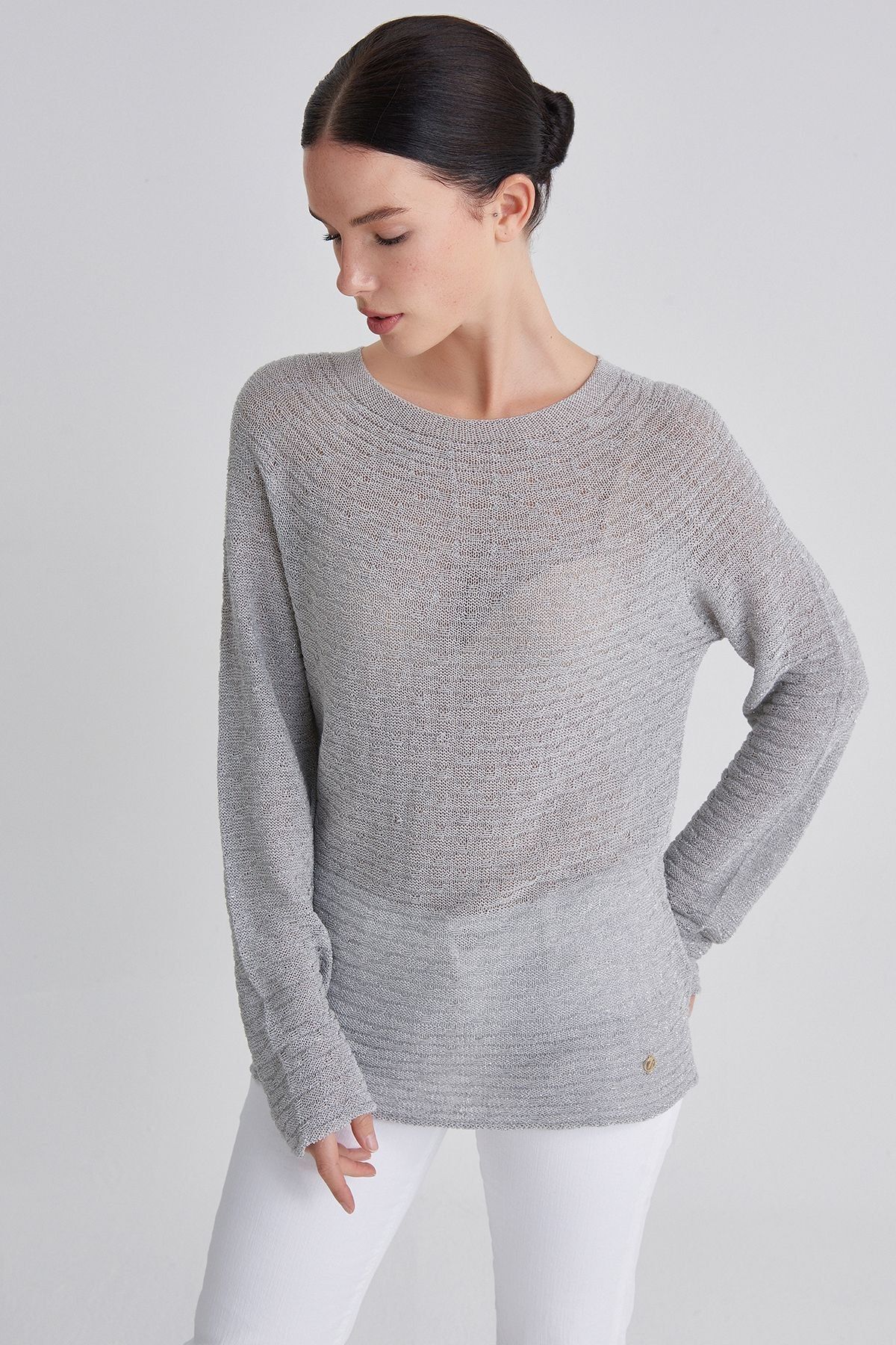 Trussardi Kadın Uzun Kollu Triko Kazak - 11