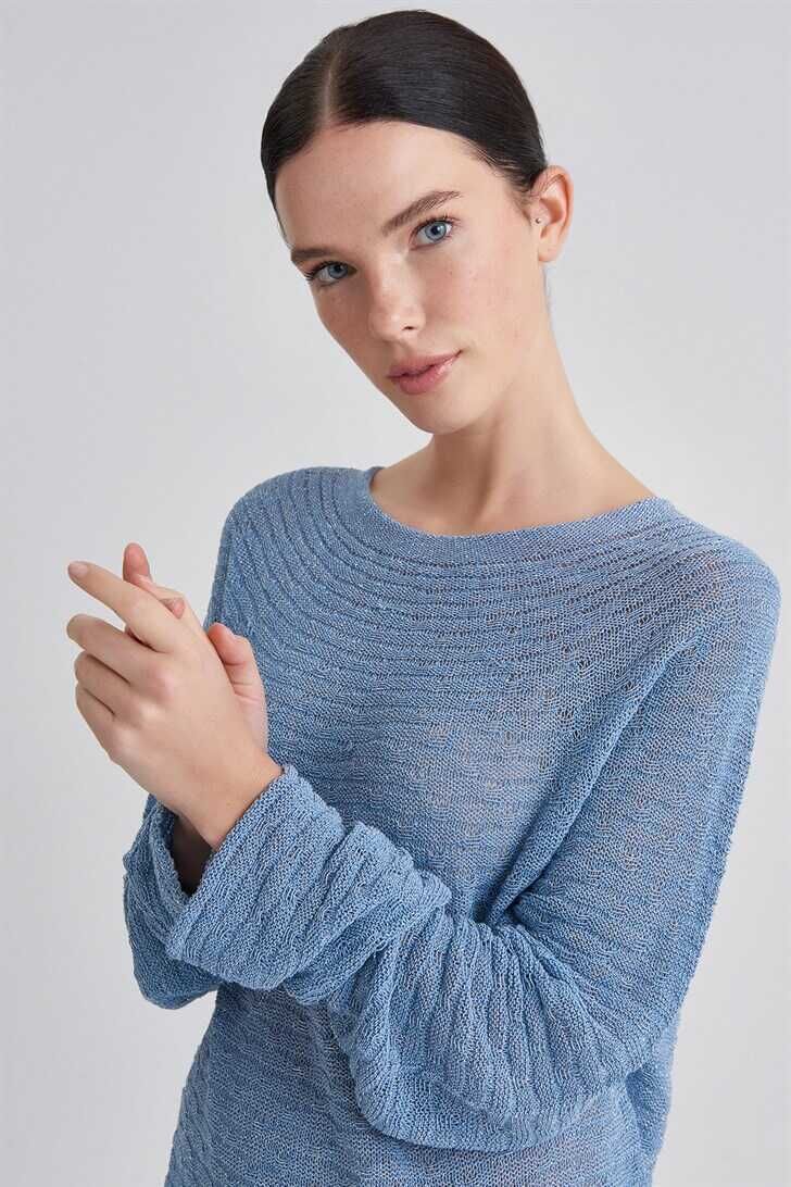 Trussardi Kadın Uzun Kollu Triko Kazak - 7