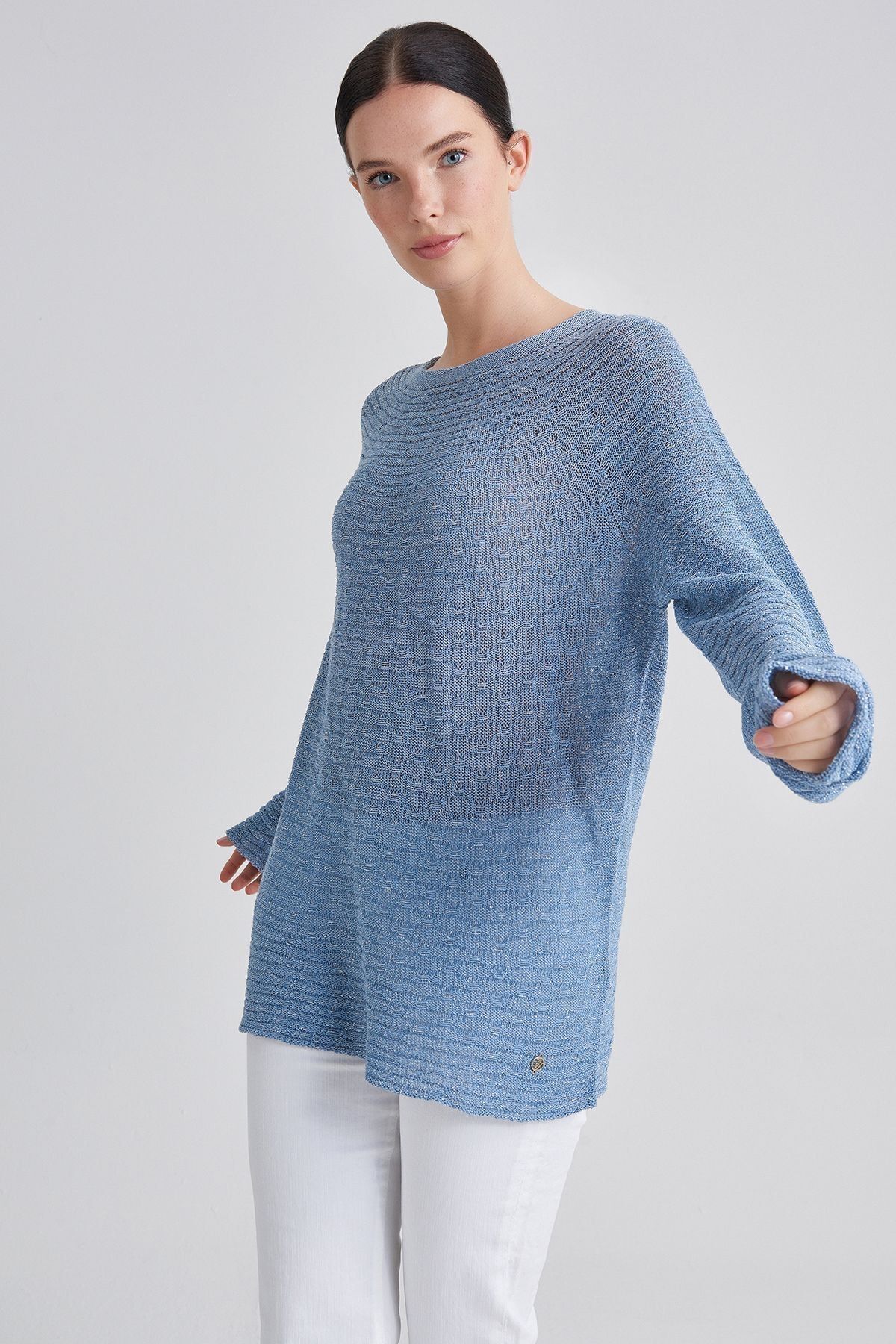 Trussardi Kadın Uzun Kollu Triko Kazak - 10