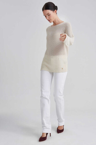 Trussardi Kadın Uzun Kollu Triko Kazak - 2