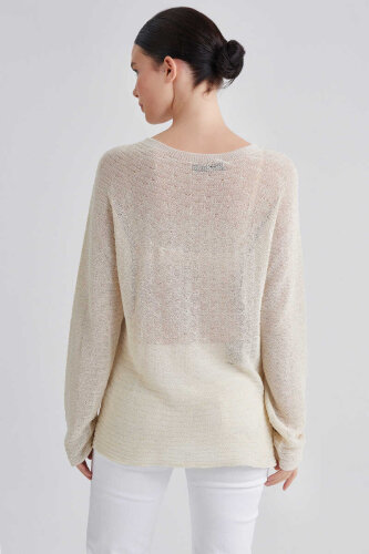 Trussardi Kadın Uzun Kollu Triko Kazak - 4