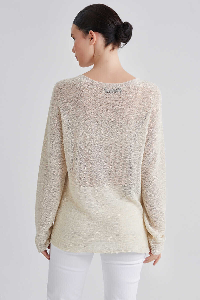 Trussardi Kadın Uzun Kollu Triko Kazak - 4