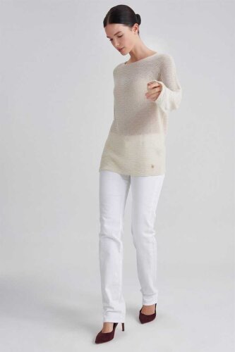 Trussardi Kadın Uzun Kollu Triko Kazak - 7