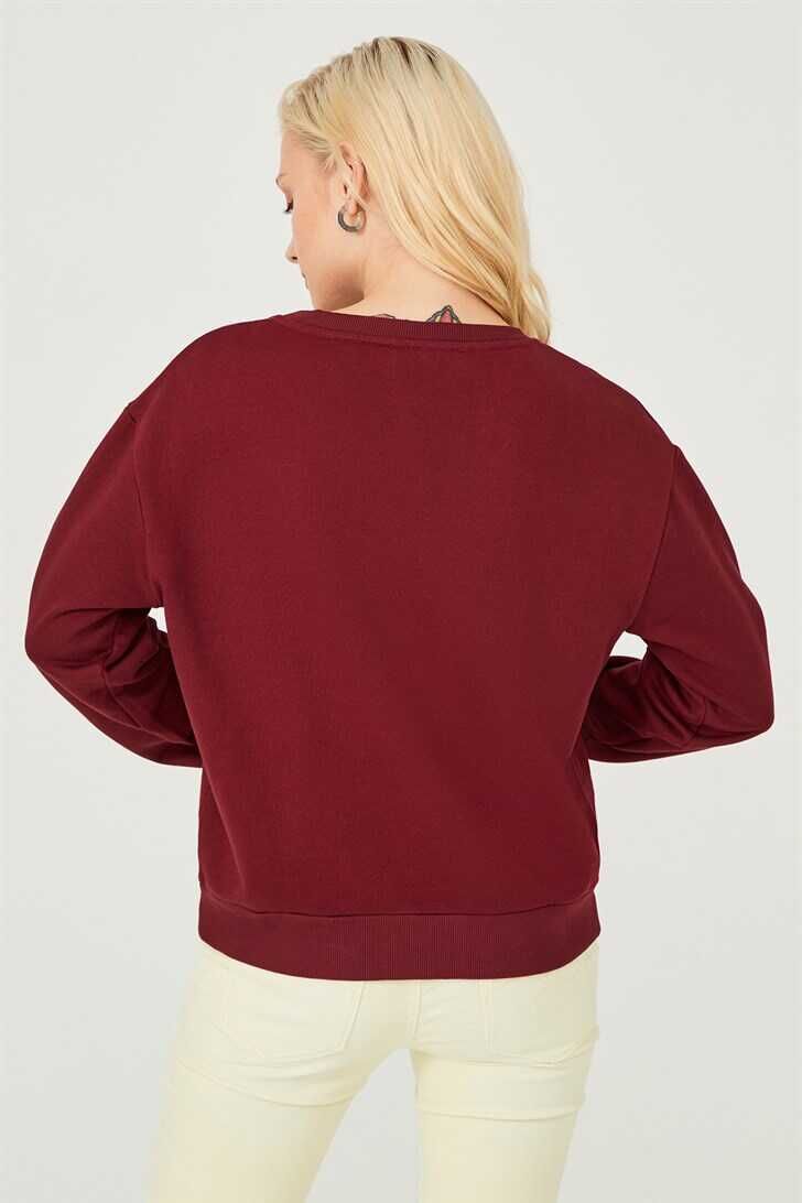 Trussardi Kartal Figürlü Kadın Sweatshirt - 4