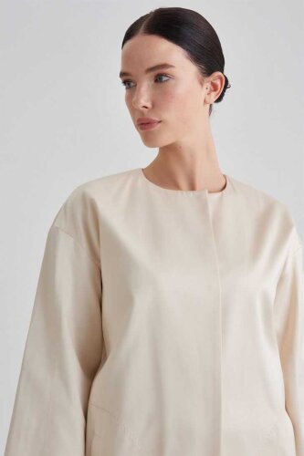 Trussardi Saten Kadın Pardesü - 3