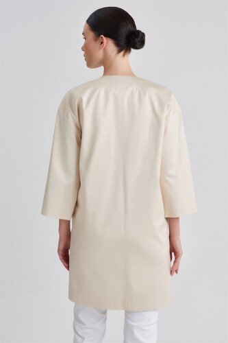 Trussardi Saten Kadın Pardesü - 6