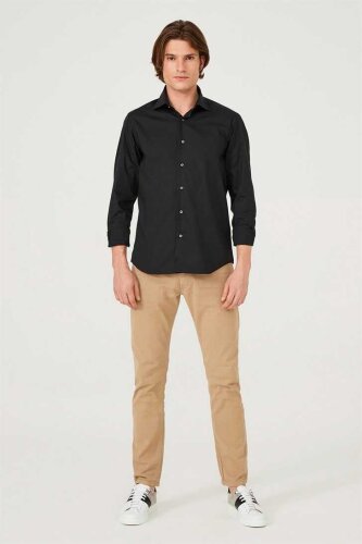 Uominitaliani Slim Fit Uzun Kollu Erkek Gömlek - 4