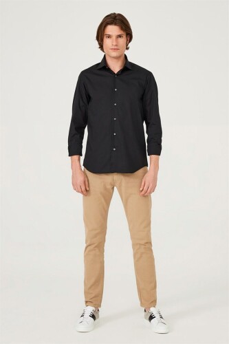 Uominitaliani Slim Fit Uzun Kollu Erkek Gömlek - 14