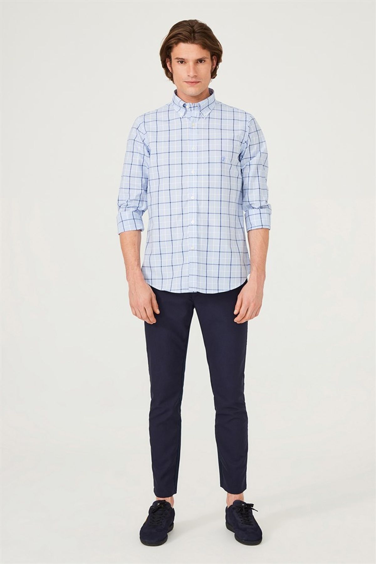 Uominitaliani Uzun Kollu Erkek Gömlek - 10