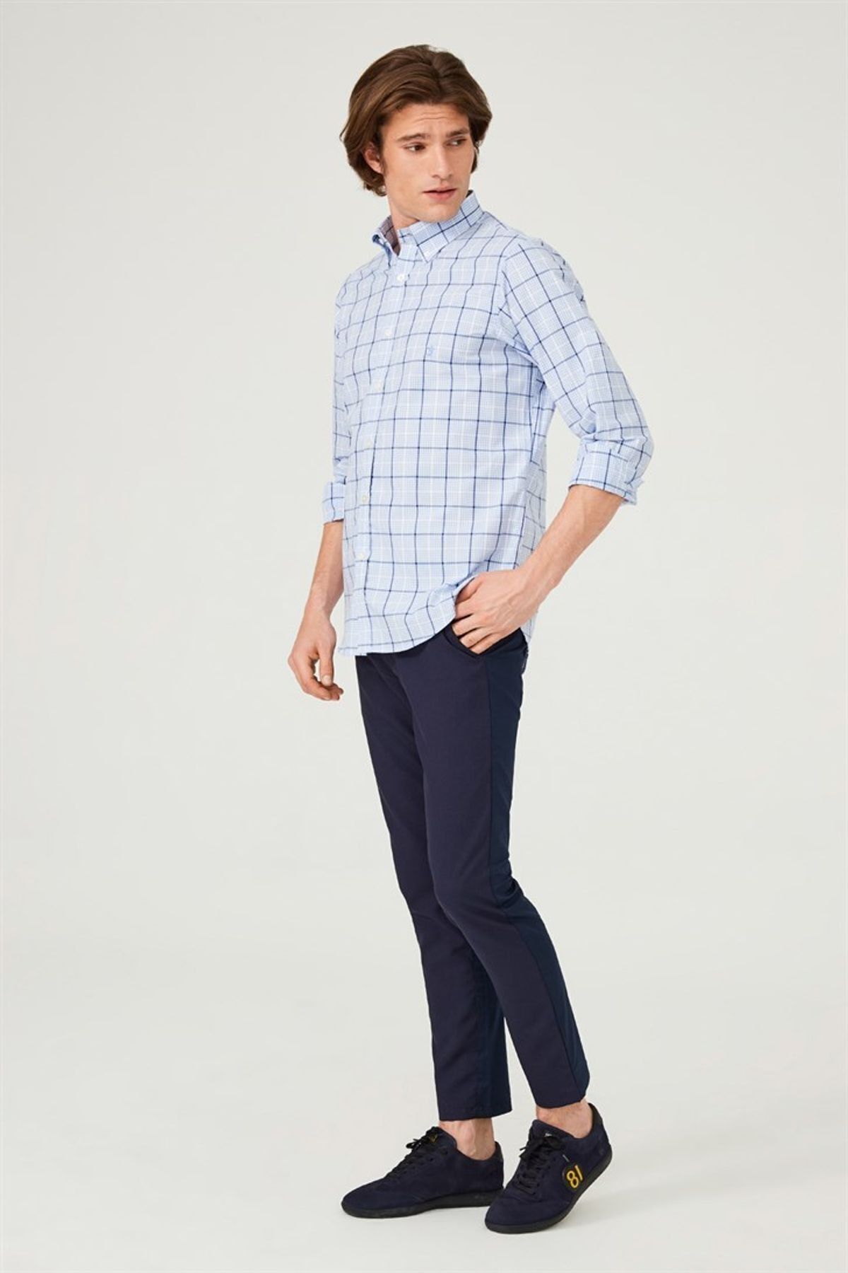 Uominitaliani Uzun Kollu Erkek Gömlek - 13