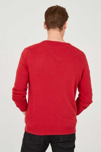 V Yaka Erkek Triko Kazak - 6