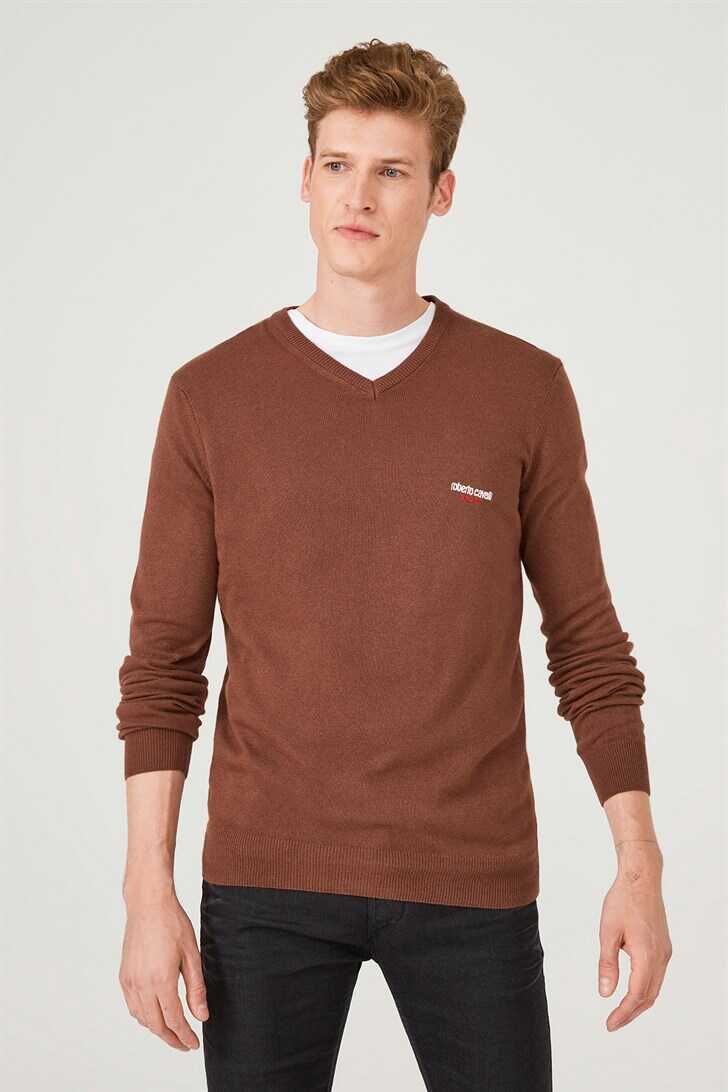 V Yaka Erkek Triko Kazak - 8