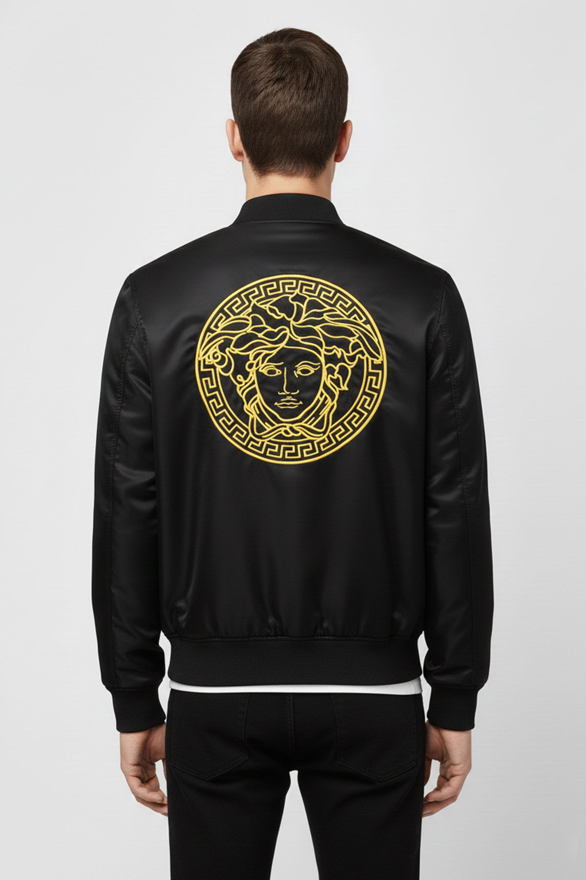 Versace Erkek Logolu Erkek Mont - 2