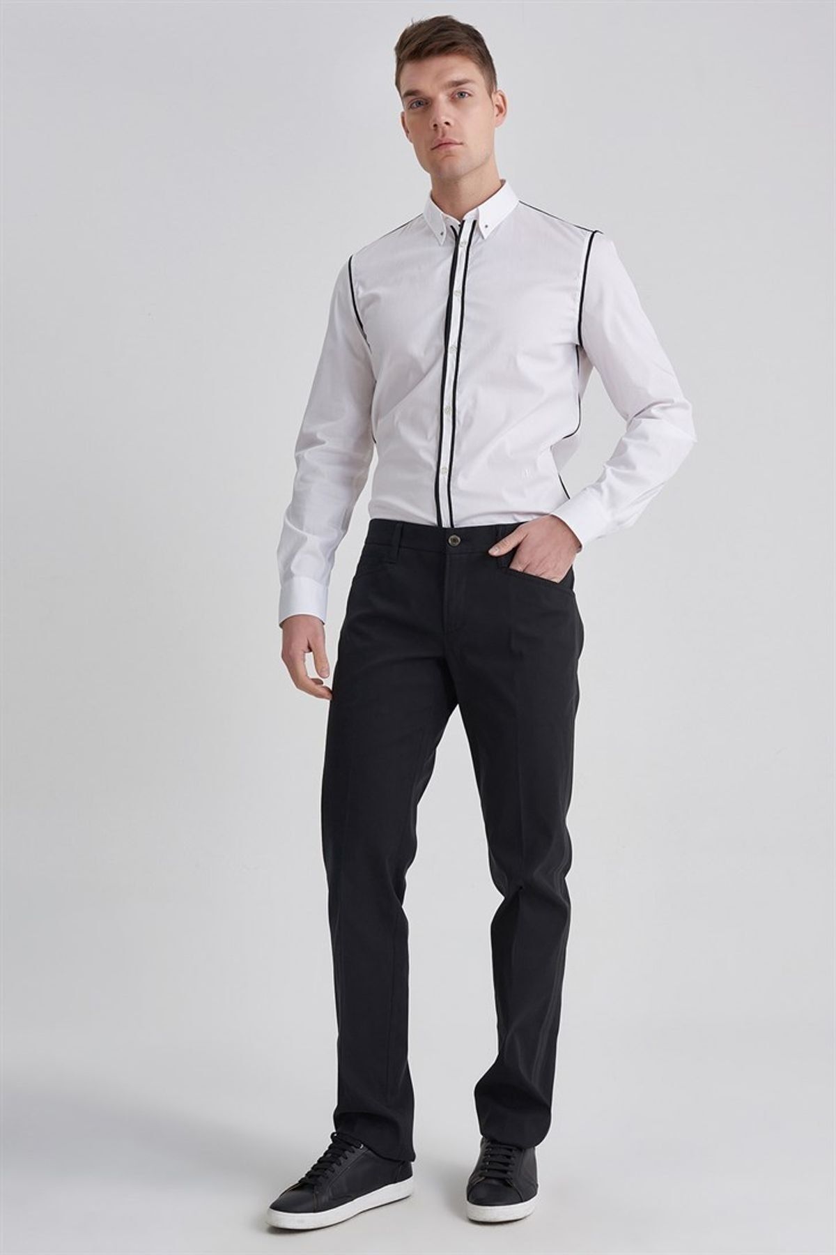 Versace Versus Normal Bel Erkek Kumaş Pantolon - 11