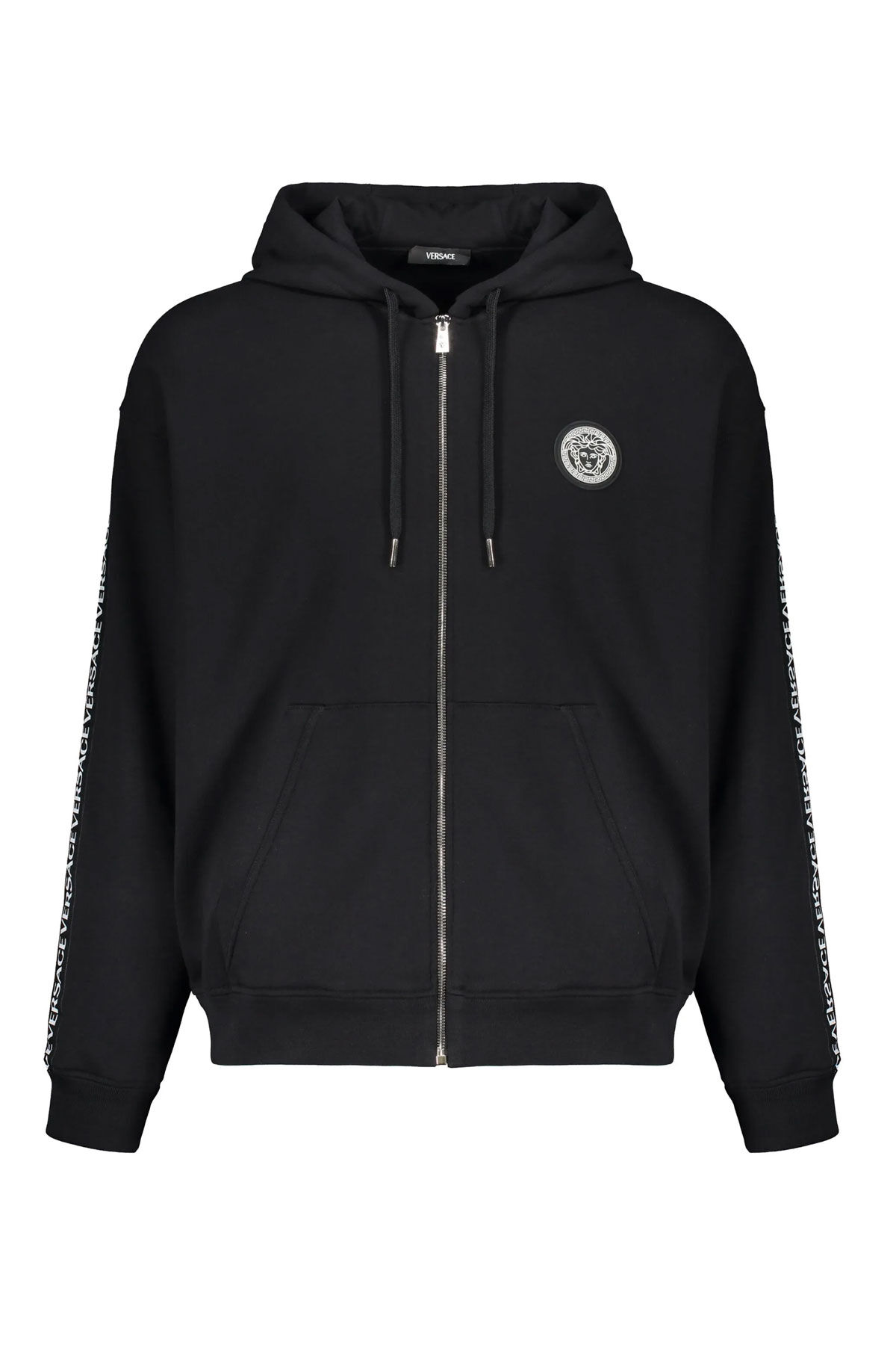 Versace Fermuarlı Kapşonlu Sweatshirt - 3