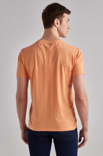 Woolrich Bisiklet Yaka Erkek T-Shirt - 4