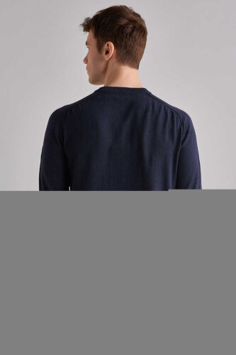 Woolrich Erkek Bisiklet Yaka Kazak - 4