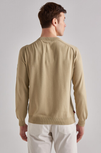 Woolrich Erkek Bisiklet Yaka Kazak - 8