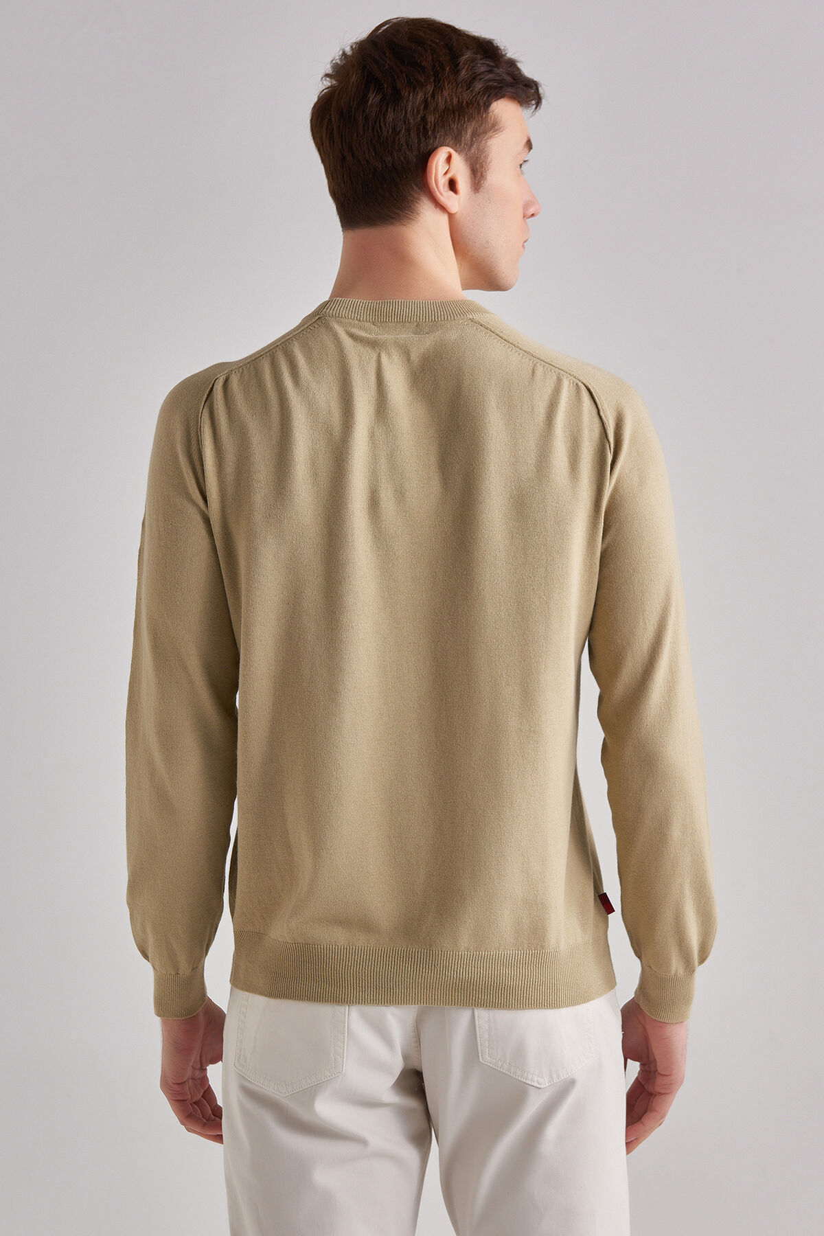 Woolrich Erkek Bisiklet Yaka Kazak - 8