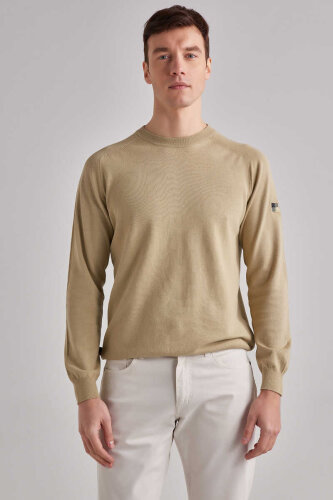 Woolrich Erkek Bisiklet Yaka Kazak - WOOLRICH