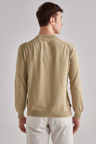 Woolrich Erkek Bisiklet Yaka Kazak - 4