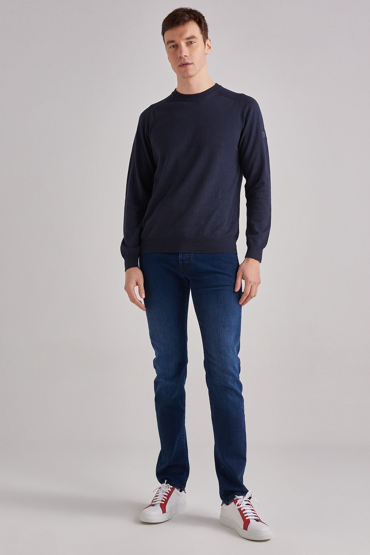 Woolrich Erkek Bisiklet Yaka Kazak - 6